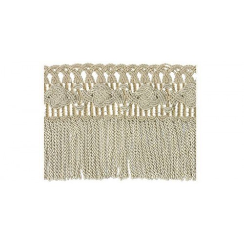Frange moulinée simple 10 cm collection Galliera - Houlès coloris 33111/9020 beige