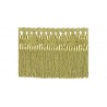Frange moulinée simple 10 cm collection Galliera - Houlès coloris 33111/9700 anis