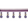 Frange Perles 47 mm collection Opale - Houlès coloris 33280/9510 violette