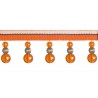 Frange Perles 47 mm collection Opale - Houlès coloris 33280/9530 orange
