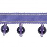 Beaded fringe 32 mm Opaline  - Houlès