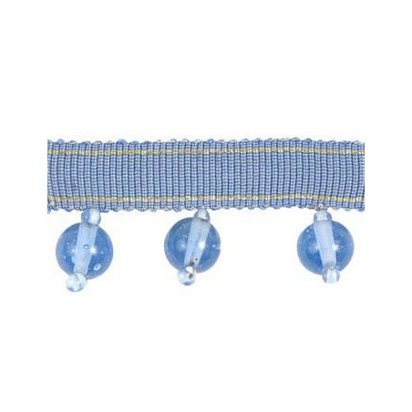 Beaded fringe 32 mm Opaline  - Houlès