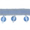 Beaded fringe 32 mm Opaline  - Houlès