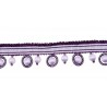 Frange Perles 55 mm collection Twiggy - Houlès coloris 33120/9460 violette