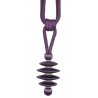 Embrasse 1 gland collection Onyx - Houlès coloris 35306/9510 violette