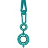 Embrasse anneaux collection Twiggy - Houlès coloris 35286/9670 turquoise
