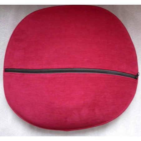 Cover seat cushion Knoll ® Saarinen Tulip chair on velvet Casal Amara Pivoine color