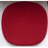 Cover seat cushion Knoll ® Saarinen Tulip chair on velvet Casal Amara Bordeaux color