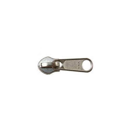Single zipper slider for YKK zipper chain 15 mm