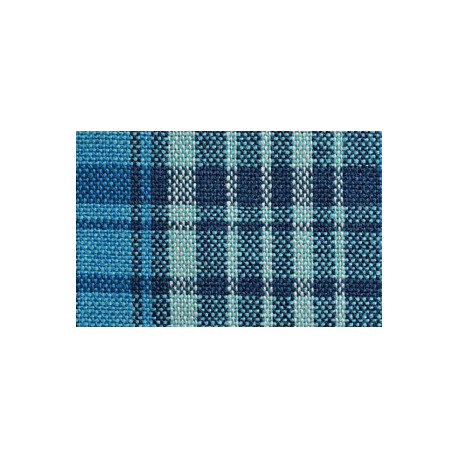 Tissu d'origine Madras Porsche - Bleu Tissu d'origine Madras Porsche - Bleu