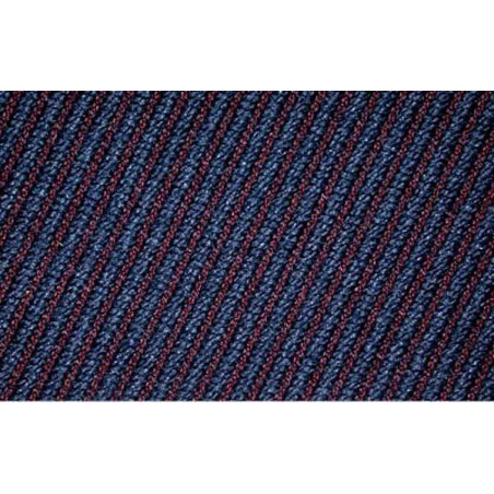 Genuine diagonal stripes fabric for AUDI 80 et AUDI 100 Red color