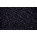Genuine black braided velvet fabric for Audi 80