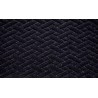 Genuine black braided velvet fabric for Audi 80