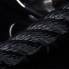 Cordage amarre Polyester 3 Torons noir 8 mm - Cousin Trestec