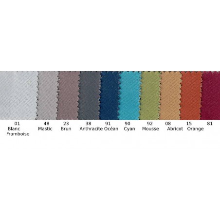 Fireproof M1 obscuring plain fabric in 280 cm BORA- Sotexpro