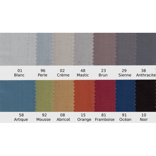 Tissu obscurcissant uni non feu M1 en 280 cm MIRAGE 2  - Sotexpro