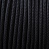 Tresse spéciale bride de Kitesurf Dyneema gaine polyester noir 2 mm - Cousin Trestec