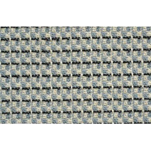 Fine checked fabric for Volkswagen Beetle coloris bleu