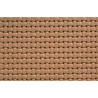 Simili cuir tressé pour Volkswagen Coccinelle coloris beige foncé