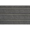Tissu d'origine à chevrons pour Volkswagen Coccinelle coloris gris foncé