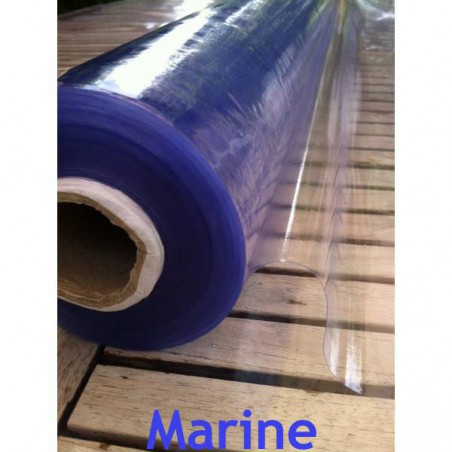 Roll of 100 ml of flexible cristal clear plastic 0,2 mm (20/100) marine UV
