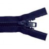 Fermeture éclair YKK séparable simple tirette chaine 10 mm bleu marine longueur 350 cm