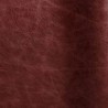 Bull's leather corrected aged effect Pista bordeaux color