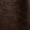 Bull's leather corrected aged effect Pista chocolat color