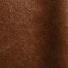 Bull's leather corrected aged effect Pista marrone color