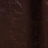 Peau de cuir de bœuf semi aniline effet brillant Mélis coloris brun