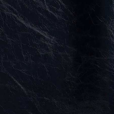 Peau de cuir de bœuf semi aniline effet brillant Mélis coloris noir