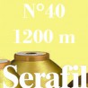 Boite de 5 cônes de fil à coudre Serafil n°40 bobine de 1200 ml