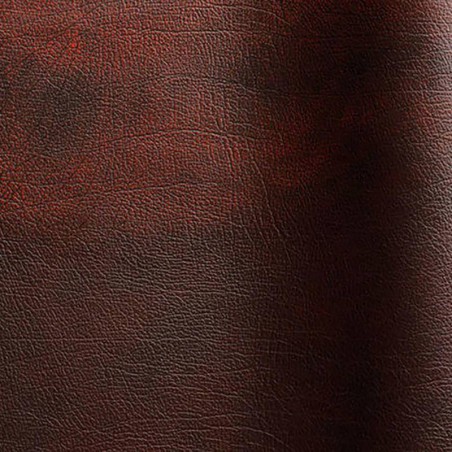 Bovine leather pigmented Rub-off lie de vin color
