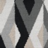 Jacquard Batik Fabric Chanée Ducrocq Deschemaker - Réglisse 103961