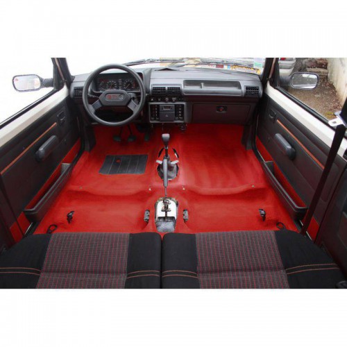 Ensemble moquette rouge pour Peugeot 205 GTI