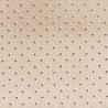 Simili Cuir perforé Parggi coloris beige