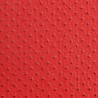 Simili Cuir perforé Parggi coloris rouge