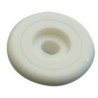 Boutons de taud plastique rond blanc 18 mm