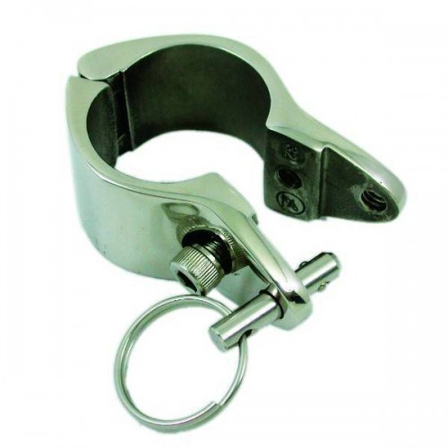 Hinge clamp and stainless steel pin for tube