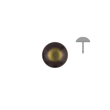 Clou tapissier lentille Bronze renaissance à la pièce diamètre 18 mm