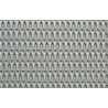 Genuine Honeycomb fabric for Volkswagen SCIROCCO grey silver color 