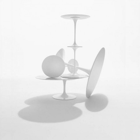 Transparent round tablecloths made to order Table Tulip Eero Saarinen Knoll ®