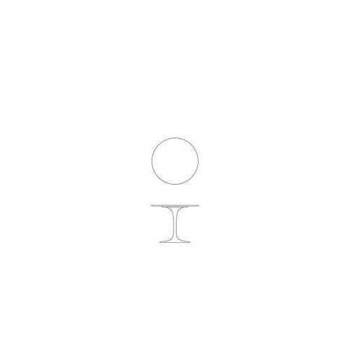 Nappes rondes transparentes sur mesure pour table Tulip Eero Saarinen Knoll ® diamètre 91 cm