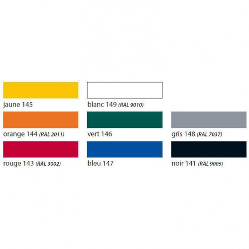 Bâche mate pvc enduit 2 faces en 204 cm - Choix des coloris