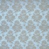 Damas Alicante fabric Lelièvre - Bleu 4019/13