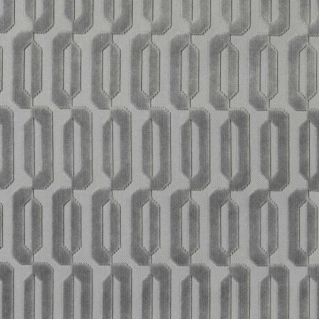 Typo velvet fabric - Lelièvre