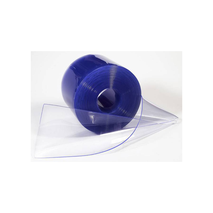 Taiko buik les verzending Flexible PVC clear plastic strip width 30 cm sold roll of 50 meters