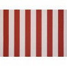 Canvas awning Orchestra Stripes Dickson - Crème rouge 8557
