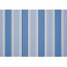 Canvas awning Orchestra Stripes Dickson - Hardelot blue D338