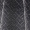 Tissu velours de coton Vallauris de Lelièvre coloris ORAGE 0576/01